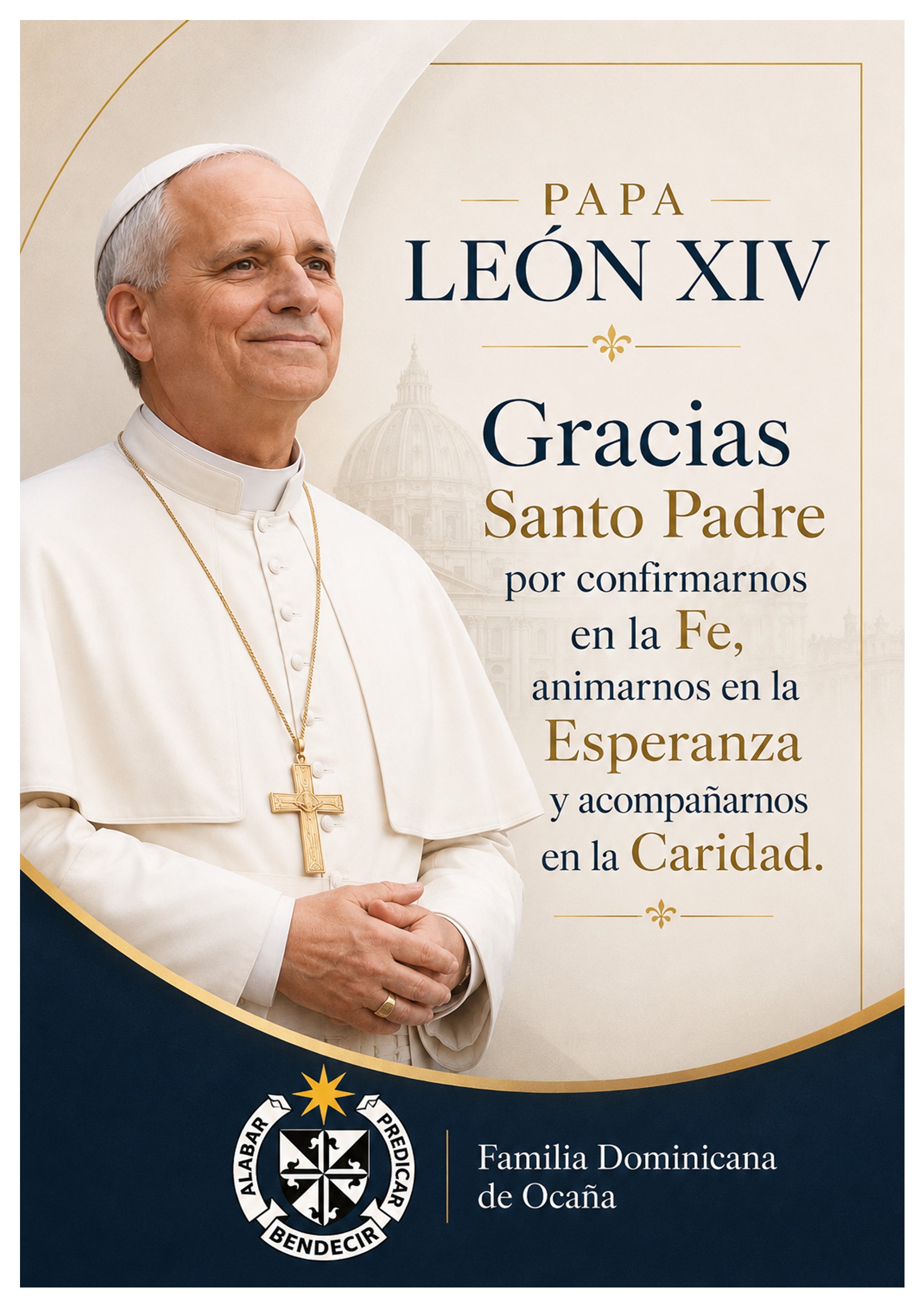 PAPA LEÓN EN VISITA A ESPAÑA